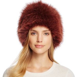 Loeffler Randall Luxury Fox Fur Tall
Hat Plush NWT - MSRP $595